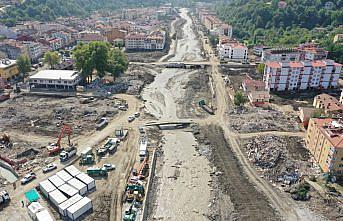 Bozkurt'taki sel felaketinin 15'inci gününde çalışmalar aralıksız sürüyor