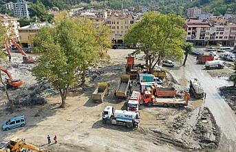 Bozkurt'taki sel felaketinin 20'nci gününde çalışmalar aralıksız sürüyor