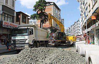Çarşamba Belediyesi altyapı çalışmalarına devam ediyor