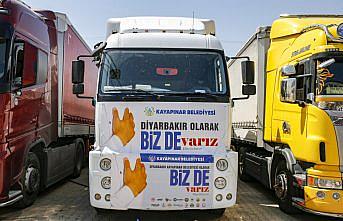 Diyarbakır'dan sel felaketinin yaşandığı Kastamonu'ya 4 tır yardım gönderildi