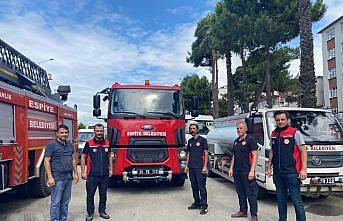 Espiye Belediyesi'nden Manavgat'a destek