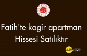Fatih'te kagir apartman hissesi satılıktır