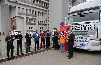 Giresun'dan Sinop'a 5 tır dolusu yardım malzemesi gönderildi