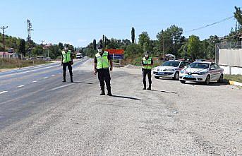 Havza'da toplu taşıma araçlarına jandarmadan 