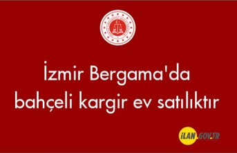 İzmir Bergama'da bahçeli kargir ev satılıktır