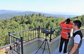 Karabük ve Bolu'da ormanlık alanlar gözetim kulelerinden 7/24 izleniyor