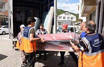 Karabük'ten sel felaketinin yaşandığı Kastamonu'ya yardım tırı gönderildi