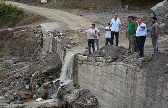 Kastamonu'nun Devrekani ilçesinde selin yaraları sarılıyor