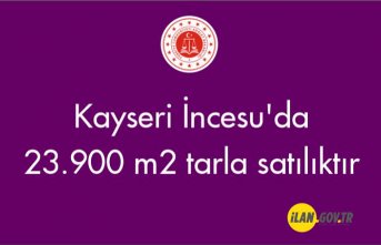 Kayseri İncesu'da 23.900 m² tarla satılıktır