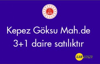 Kepez Göksu Mah.de 3+1 daire satılıktır