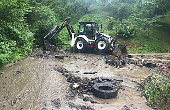 Ordu'da sağanak hayatı olumsuz etkiledi