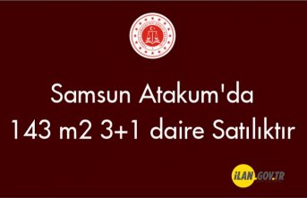Samsun Atakum'da 143 m2 3+1 daire icradan satılıktır