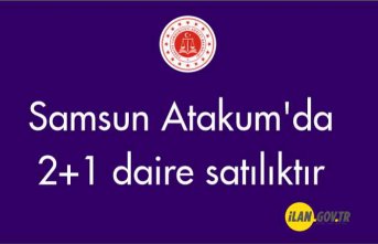 Samsun Atakum'da 2+1 daire satılıktır