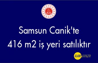 Samsun Canik'te 416 m2 iş yeri mahkemeden satılıktır