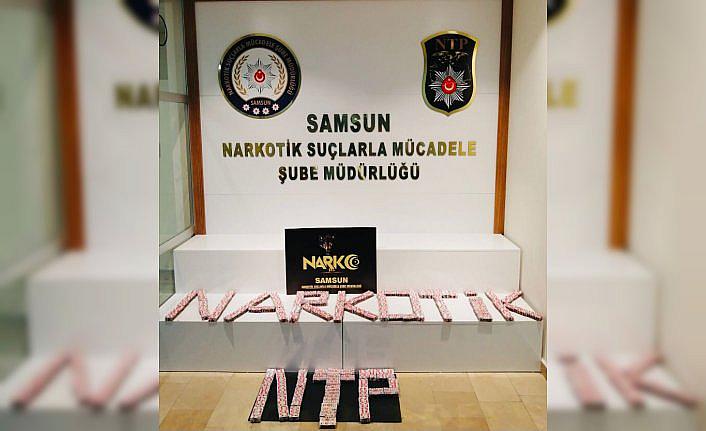 Samsun'da kargoyla uyuşturucu ticareti yaptığı iddia edilen kişi yakalandı