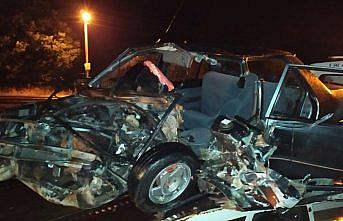 Samsun'da minibüsle otomobil çarpıştı: 4 yaralı