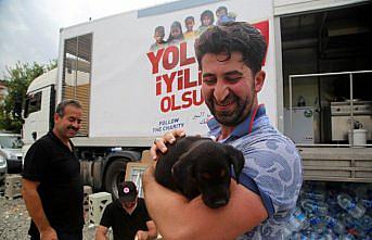 Sel enkazından çıkartılan 