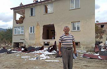 Sel felaketini yaşayan Babaçay köyü sakinlerinden evlerine hüzünlü veda