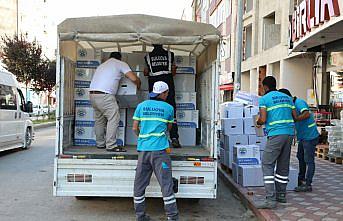 Suluova'dan Batı Karadeniz illerine sel nedeniyle yardım gönderildi