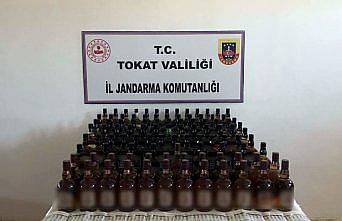 Tokat'ta 154 litre kaçak içki ele geçirildi