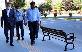 Tokat'ta kaldırım çalışmaları sürüyor