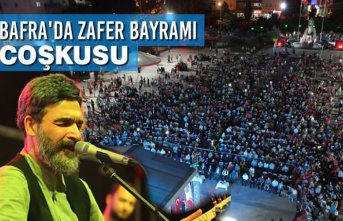 Bafra'da Zafer Bayramı Coşkusu