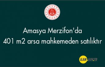 Amasya Merzifon'da 401 m² arsa mahkemeden satılıktır