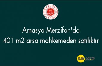 Amasya Merzifon'da 401 m² arsa mahkemeden satılıktır