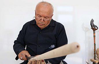 El emeği baston yapımını gelecek nesillere aktarmaya çalışıyor