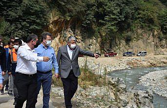 Giresun Valisi Enver Ünlü, Espiye'de incelemelerde bulundu