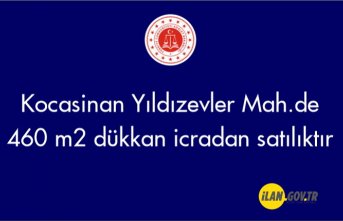 Kocasinan Yıldızevler Mah.de 460 m² dükkan icradan satılıktır