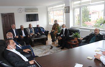 MHP Havza İlçe Başkanlığından Kaymakam Nayman'a ziyaret