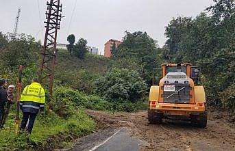 Ordu'da sağanak heyelanlara yol açtı