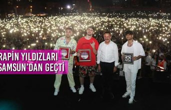 Rapin Yıldızları Samsun’dan Geçti