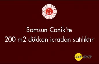 Samsun Canik'te 200 m2 dükkan icradan satılıktır