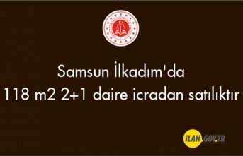 Samsun İlkadım'da 118 m² 2+1 daire icradan satılıktır