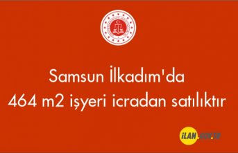 Samsun İlkadım'da 464 m² işyeri icradan satılıktır
