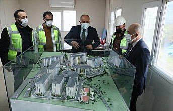 Samsun'da Türkiye'nin en büyük öğrenci yurtlarından biri yapılıyor