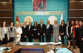 TİM Kadın Konseyi Ticaret Bakanı Mehmet Muş ile bir araya geldi
