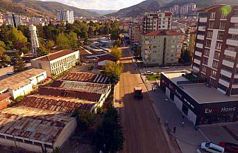 Tokat'ta asfaltlama çalışmaları sürüyor