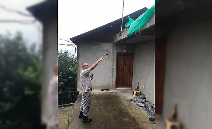 Trabzon'da fındık kurutmaya çalışırken evinin çatısından düşen kişi öldü