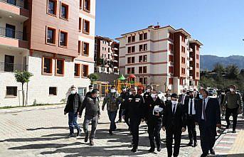 AFAD Başkanı Yunus Sezer, Giresun'da incelemelerde bulundu