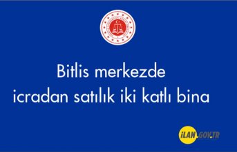 Bitlis merkezde icradan satılık iki katlı bina