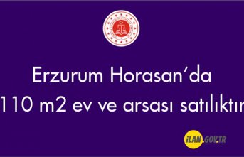 Erzurum Horasan Şerefiye mahallesinde 110 m' ev ve arsası icradan satılıktır