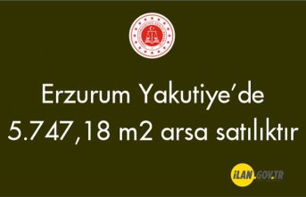 Erzurum Yakutiye Dadaş Mahallesinde 5.747,18 m² arsa icradan satılıktır