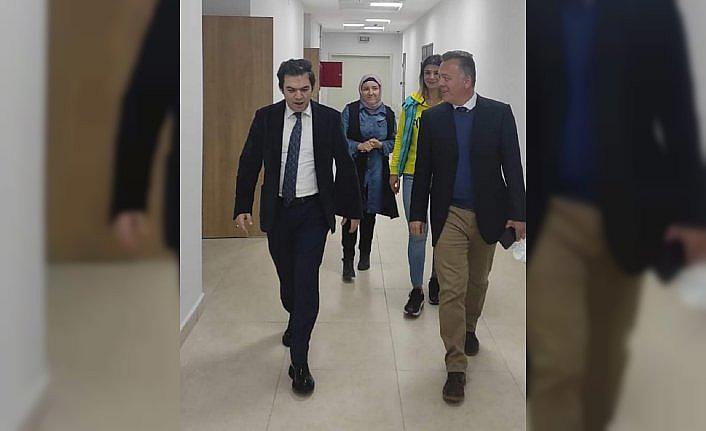 Espiye ilçe Kaymakamı Tengir, gençlik merkezinde incelemede bulundu
