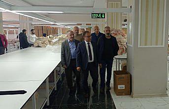 Havza Kaymakamı Nayman ve Belediye Başkanı Özdemir’den tekstil atölyesine ziyaret