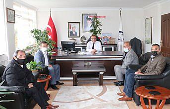 Havza'da oda başkanlarından Kaymakam Nayman'a ziyaret