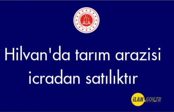 Hilvan'da tarım arazisi icradan satılıktır