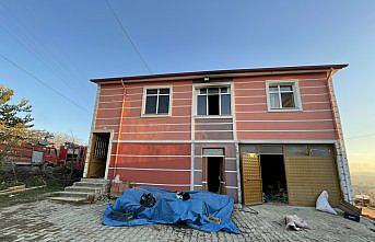 Kastamonu'da çıkan yangında bir ev zarar gördü